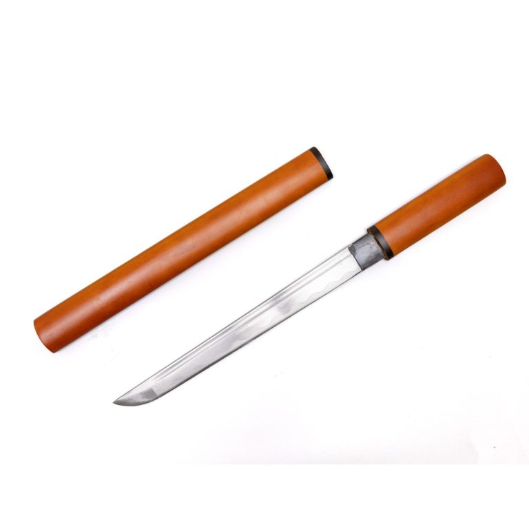 ‘Tsundoku’ Minamoto Hand-Forged Tanto – 1045 High Carbon Steel Tanto Sword - Tophatter Daily Deals
