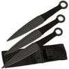 3 Pcs Kunai Uzumaki Anime Manga Throwing Knives Black - TOPHATTER'S ARMORY DEALS Collectible Weapons - Tophatter Daily Deals