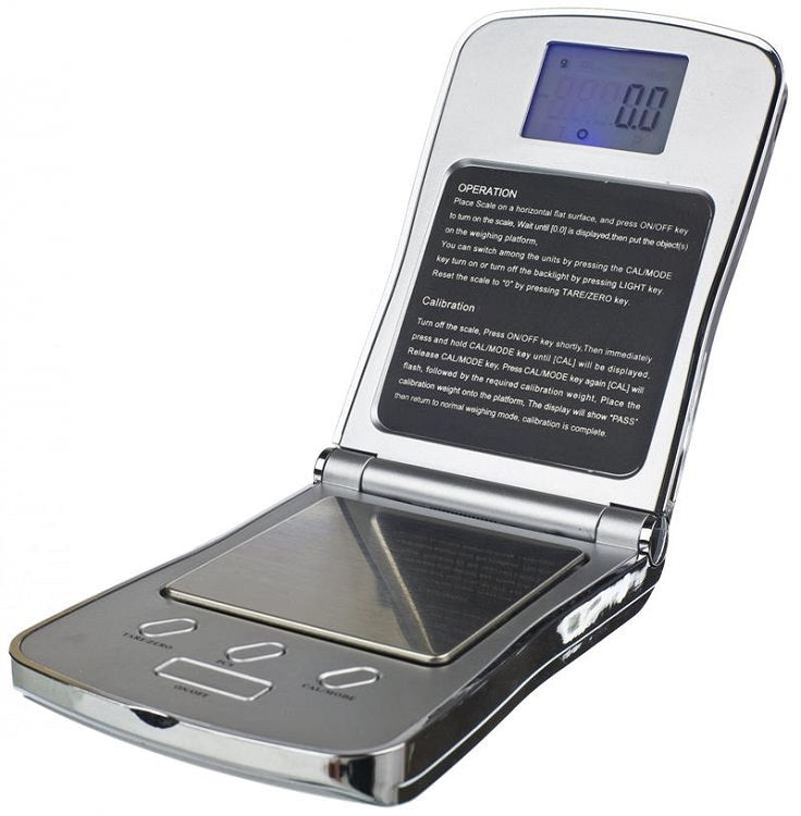 Fuzion Professional Digital Pocket Scale 100g x 0.01g - Silver - Tophatter's Guns'N'Weapons Store Collectible Weapons - Tophatter Daily Deals