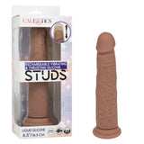 Rechargeable Vibrating and Thrusting Silicone Studs (Brown) – Dual Motor Vibrating Studs > Vibrators > Realistic Vibrators - Tophatter Daily Deals
