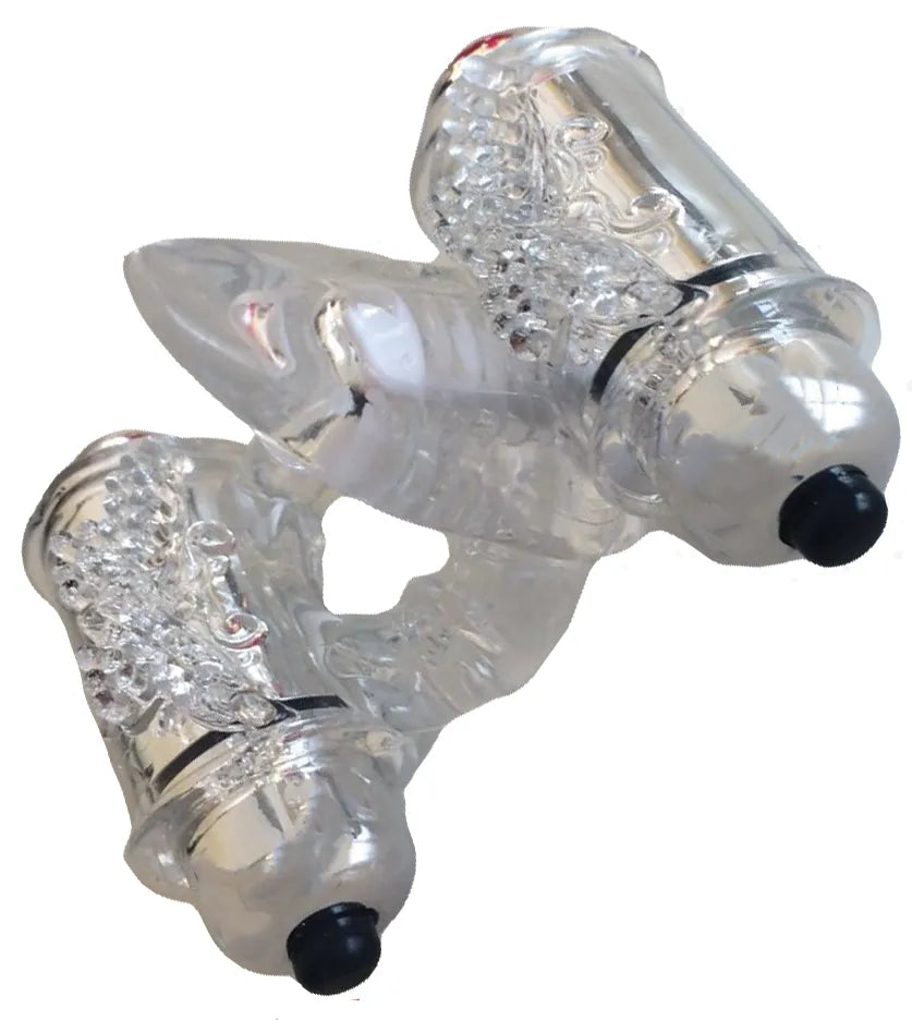 Wet Dreams Double Down – Water-Resistant Triple Motor Vibrating Cock Ring > Cock Ring > Vibrating - Tophatter Daily Deals