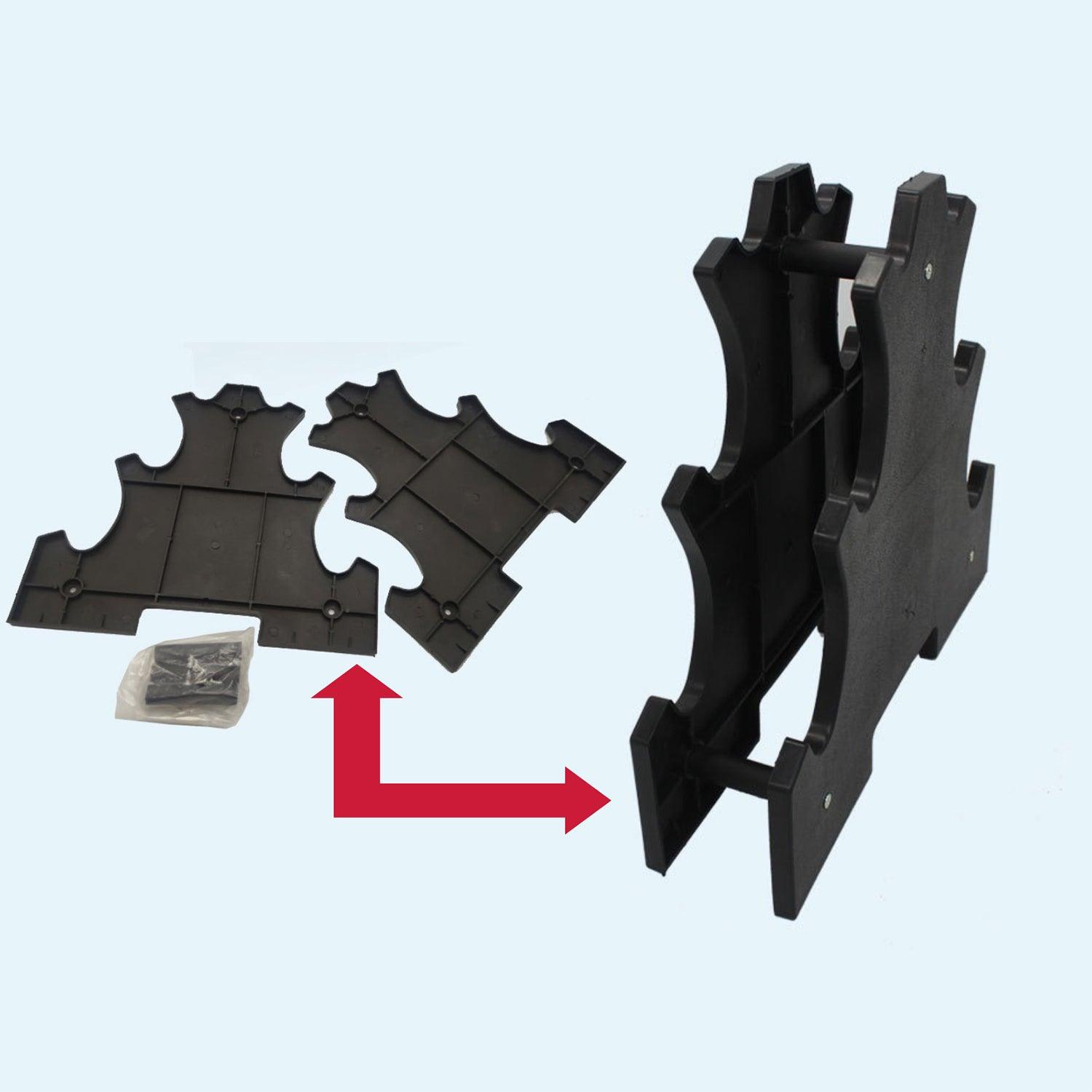 Weights Rack UK - 3 Tier Dumbbell Stand Rack Storage Weight Tree Holder Exercise & Fitness - Tophatter Daily Deals