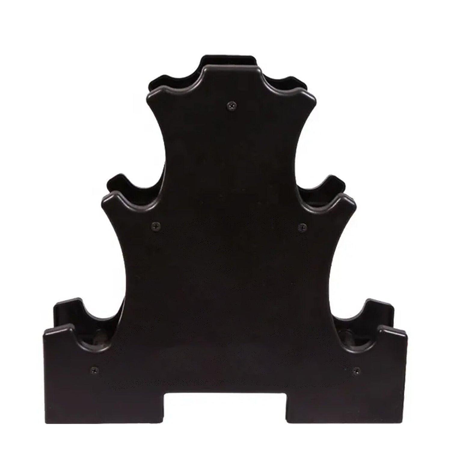 Weights Rack UK - 3 Tier Dumbbell Stand Rack Storage Weight Tree Holder Exercise & Fitness - Tophatter Daily Deals