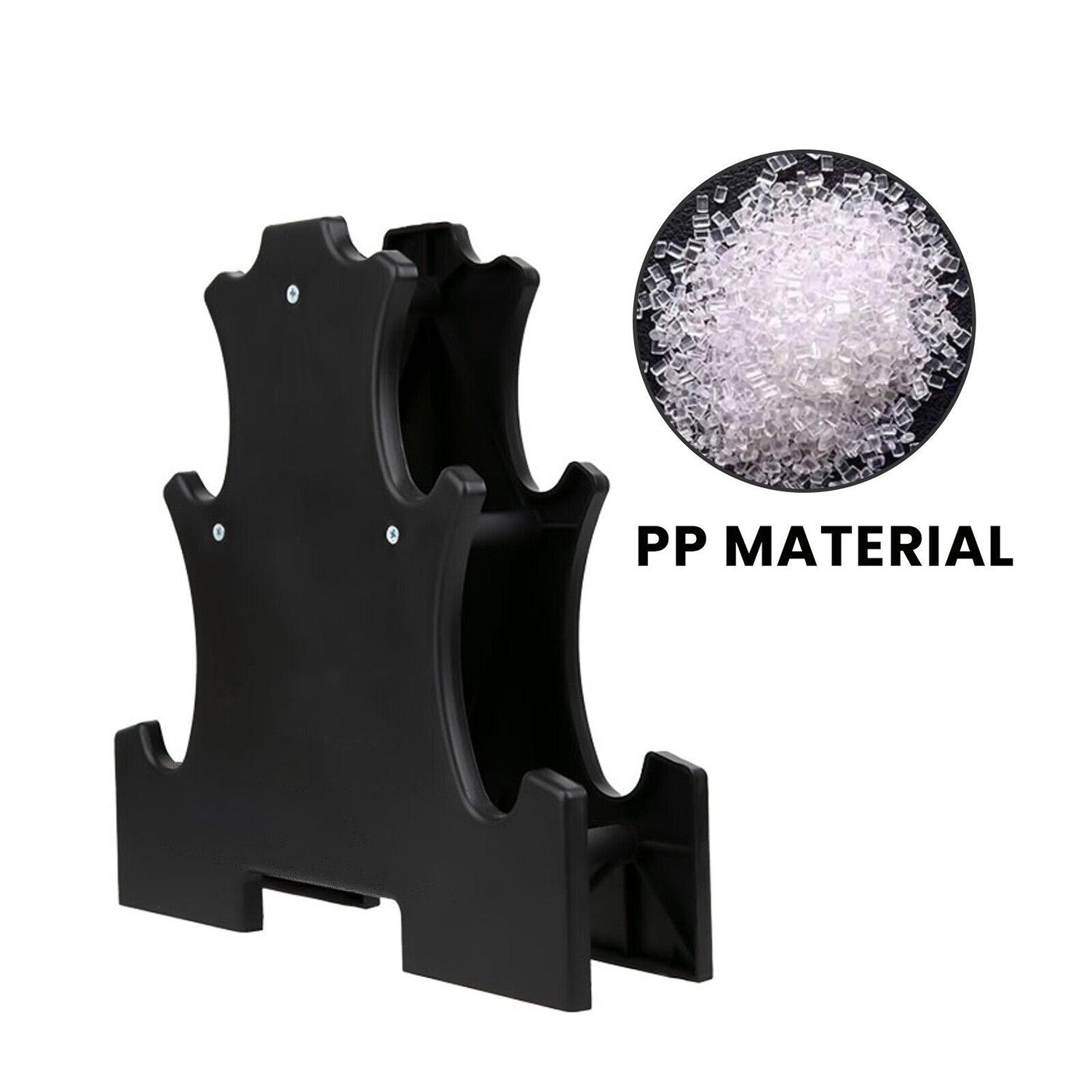 Weights Rack UK - 3 Tier Dumbbell Stand Rack Storage Weight Tree Holder Exercise & Fitness - Tophatter Daily Deals