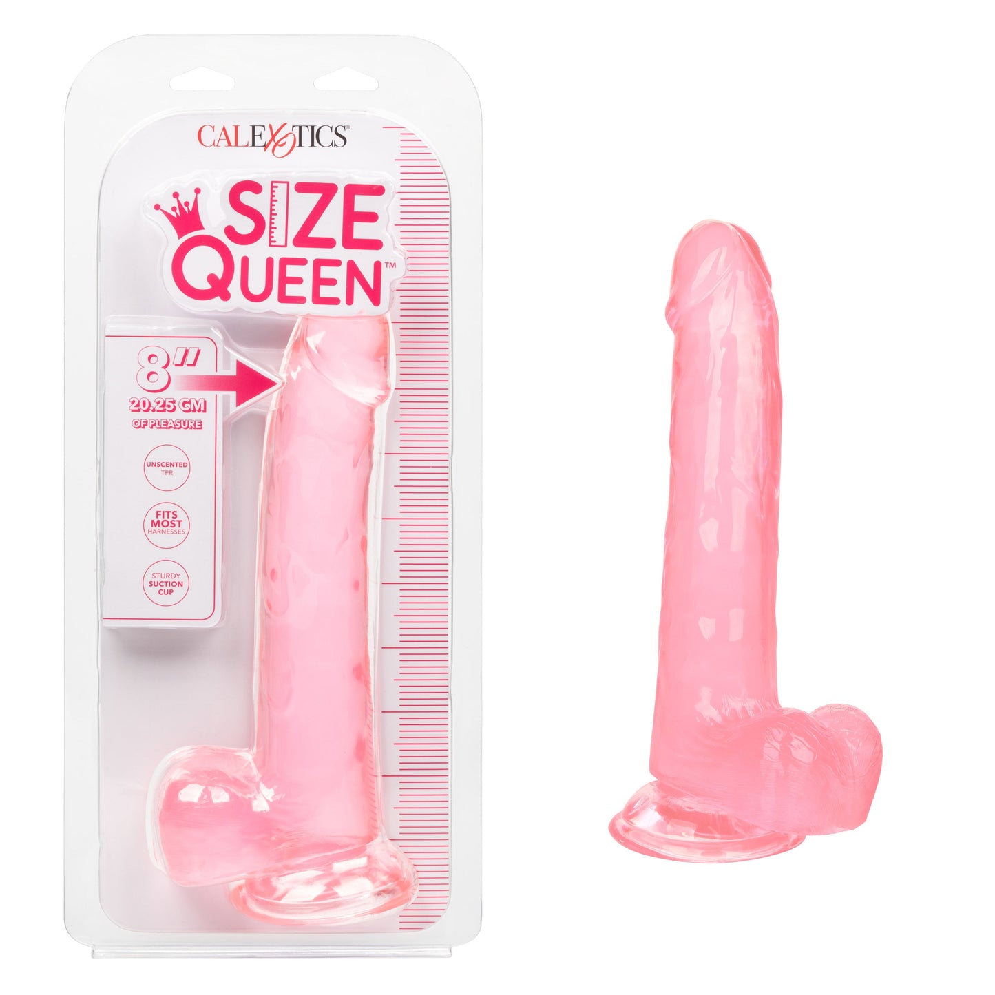 Size Queen 8 Inch Realistic Dong in Ivory > Dildos > Realistic Dildos - Tophatter Daily Deals