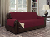 Water Resistant Reversible Couch Cover - Comes in 3 Sizes & 4 Colors! Red Furniture & Decor - Tophatter Daily Deals