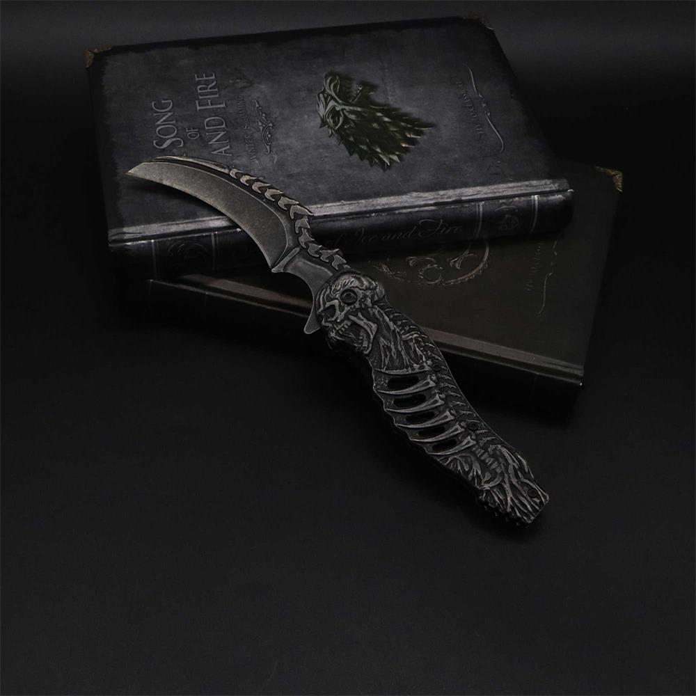 Cool Skull Folding Knife Tool - Tophatter Daily Deals