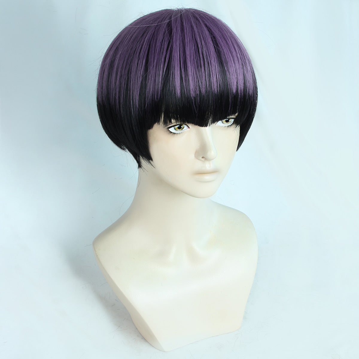 Kaiju No. 8 Soshiro Hoshina Purple Cosplay Wig Wig - Tophatter Daily Deals