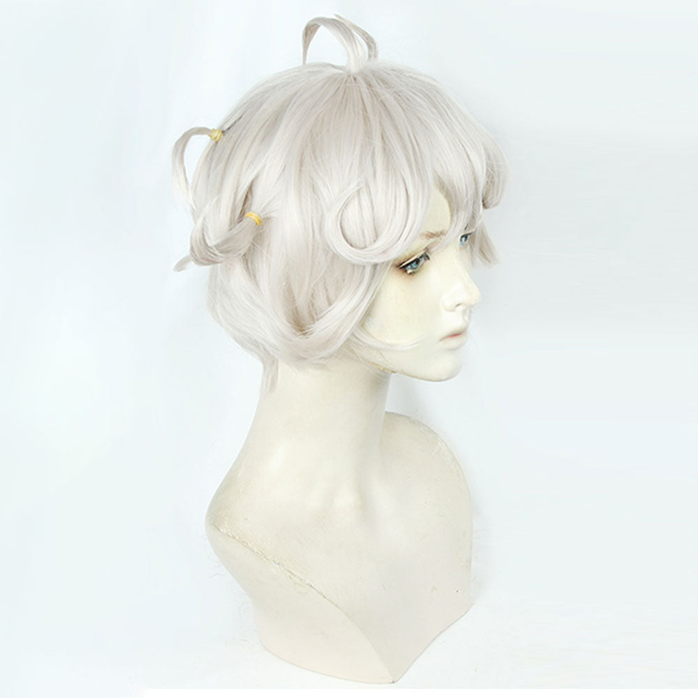 Pokemon Sword And Shield Bede White Grey Cosplay Wig Wig - Tophatter Daily Deals