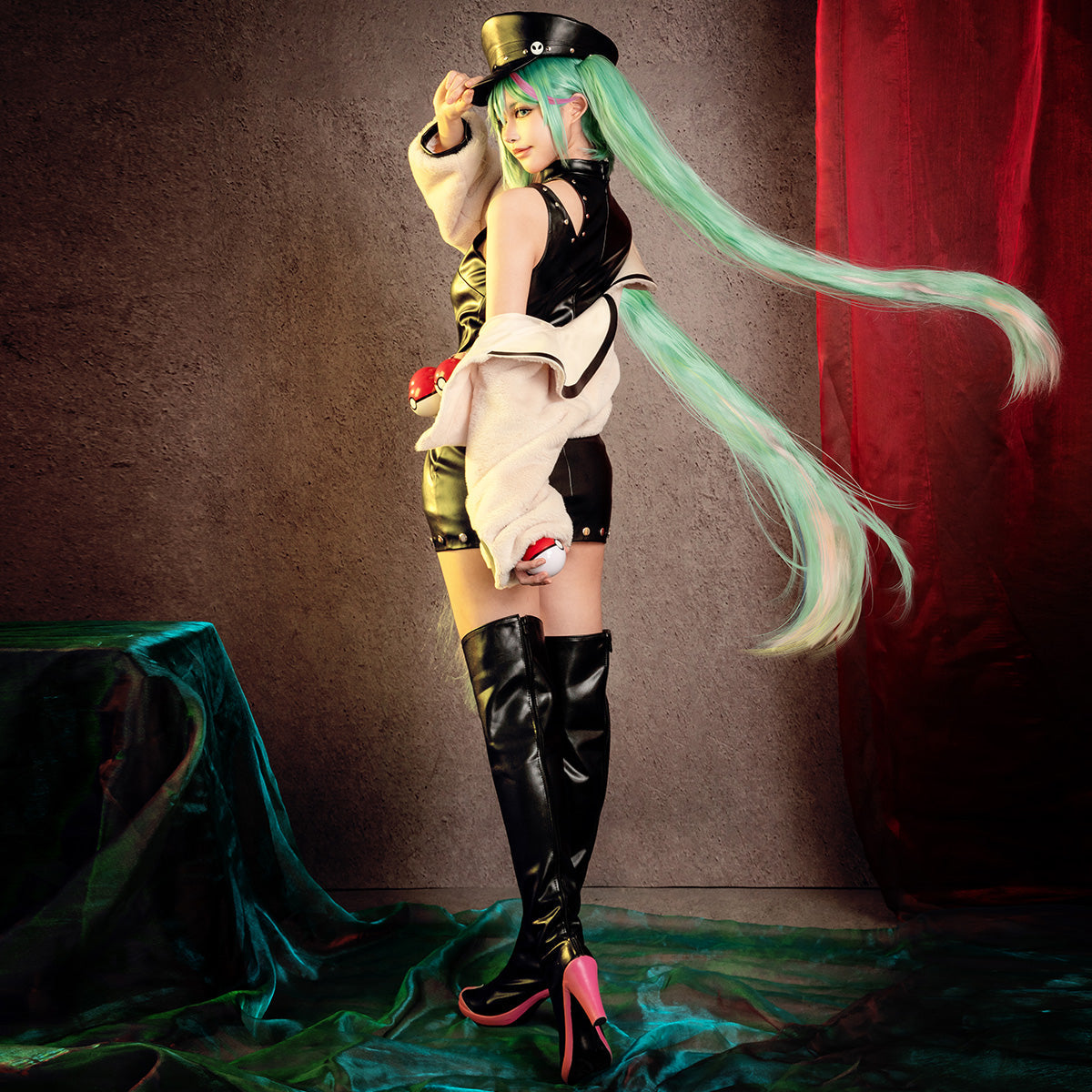 PM feat. Vocal Idol Project VOLTAGE Team Rocket PARTY ROCK ETERNITY Cosplay Costume - Tophatter Daily Deals