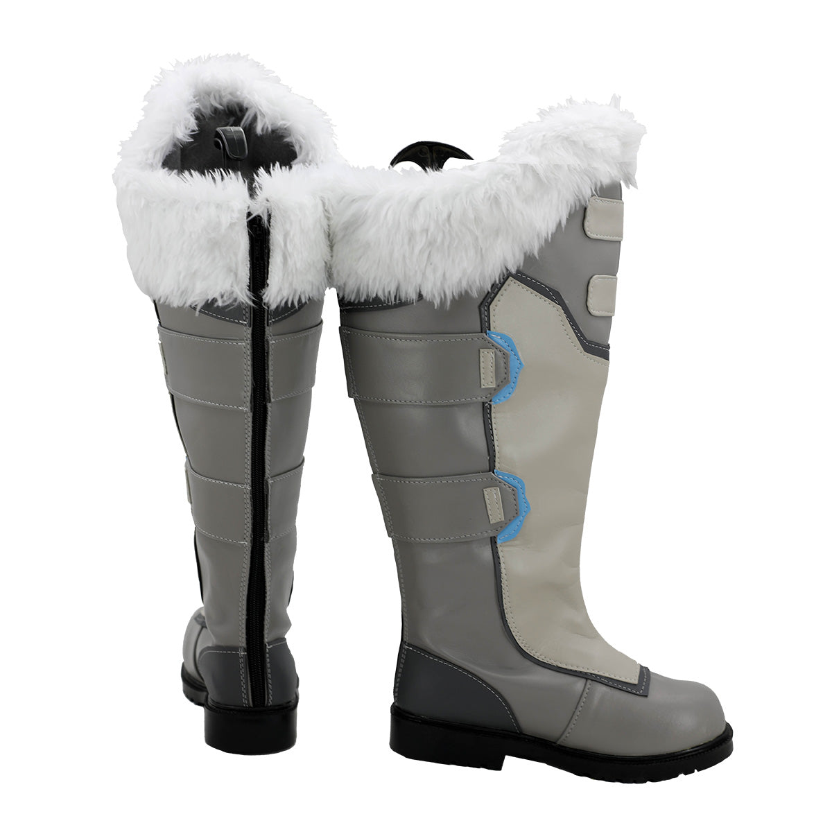 Overwatch OW Dr. Mei Ling Zhou Grey Shoes Cosplay Boots Shoes/Boots - Tophatter Daily Deals