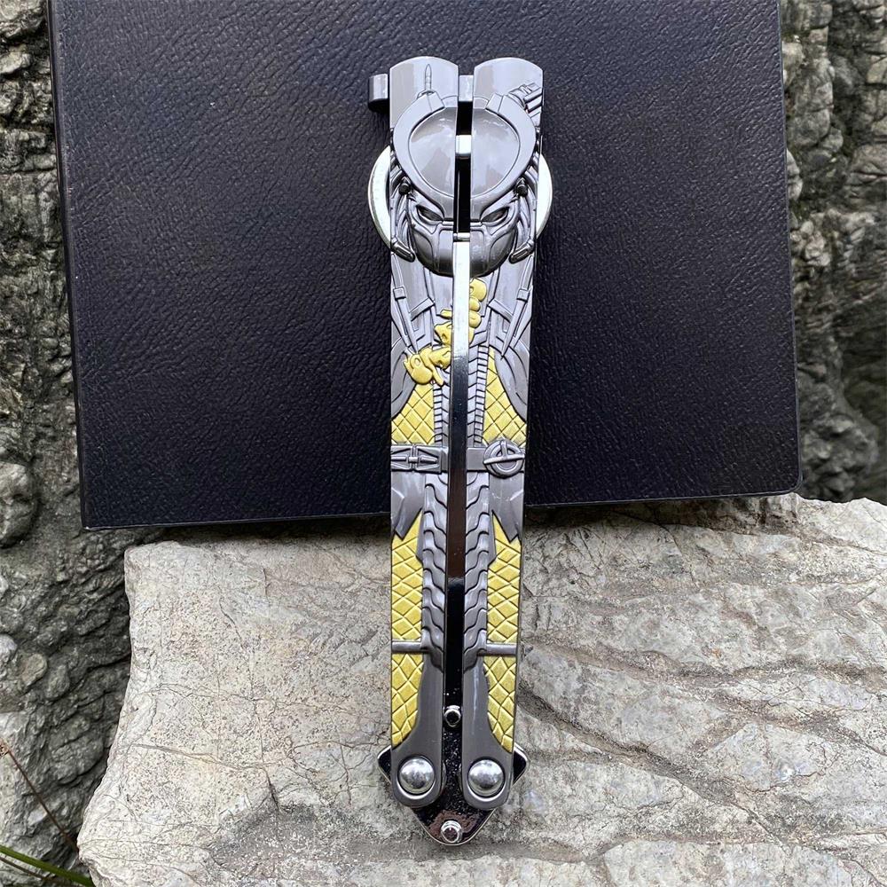 Metal Predator & Alien Balisong Bottle Opener Predator & Alien Bottle Opener - Tophatter Daily Deals