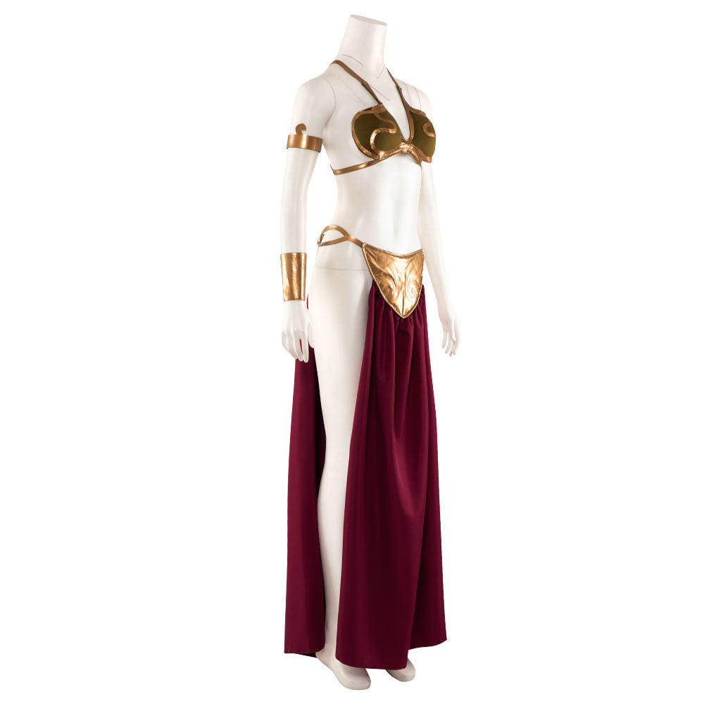 Star Wars Princess Leia Slave Girl Cosplay Costume - Tophatter Daily Deals