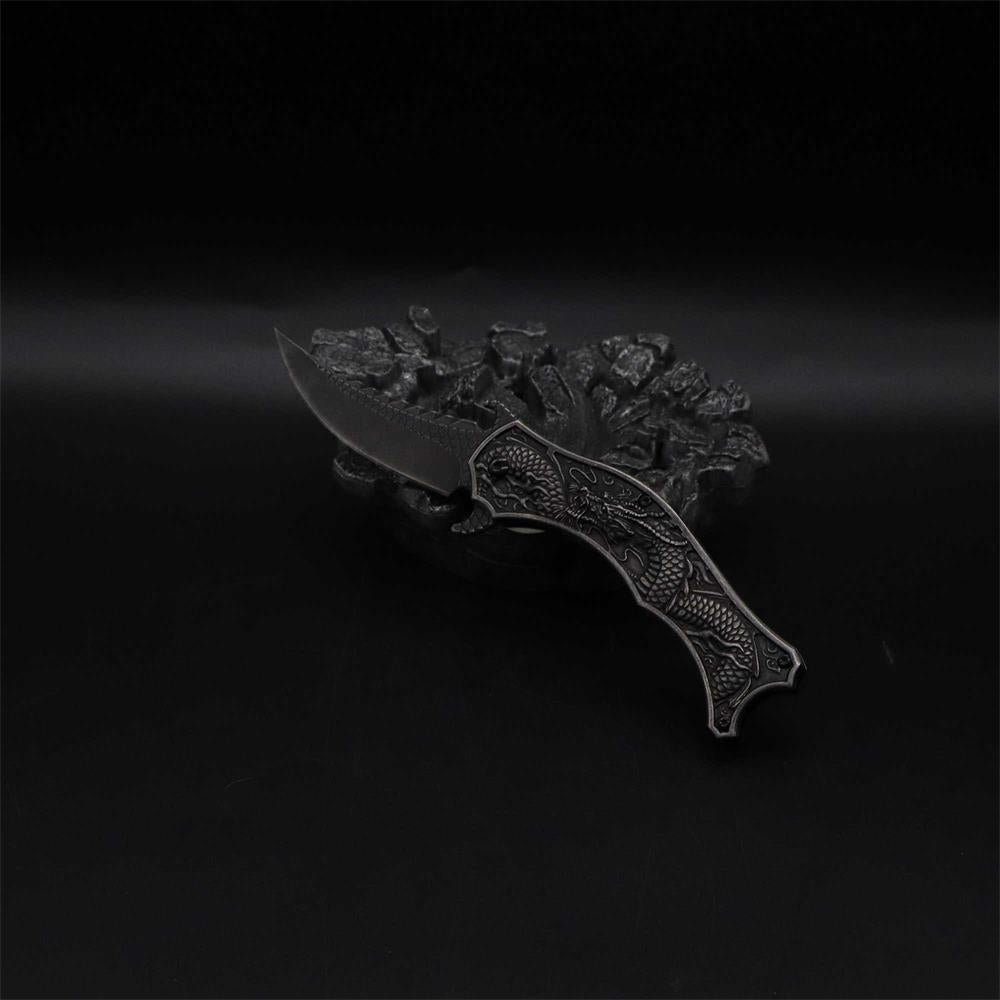 Chinese Dragon Totem Folding Knife - Tophatter Daily Deals