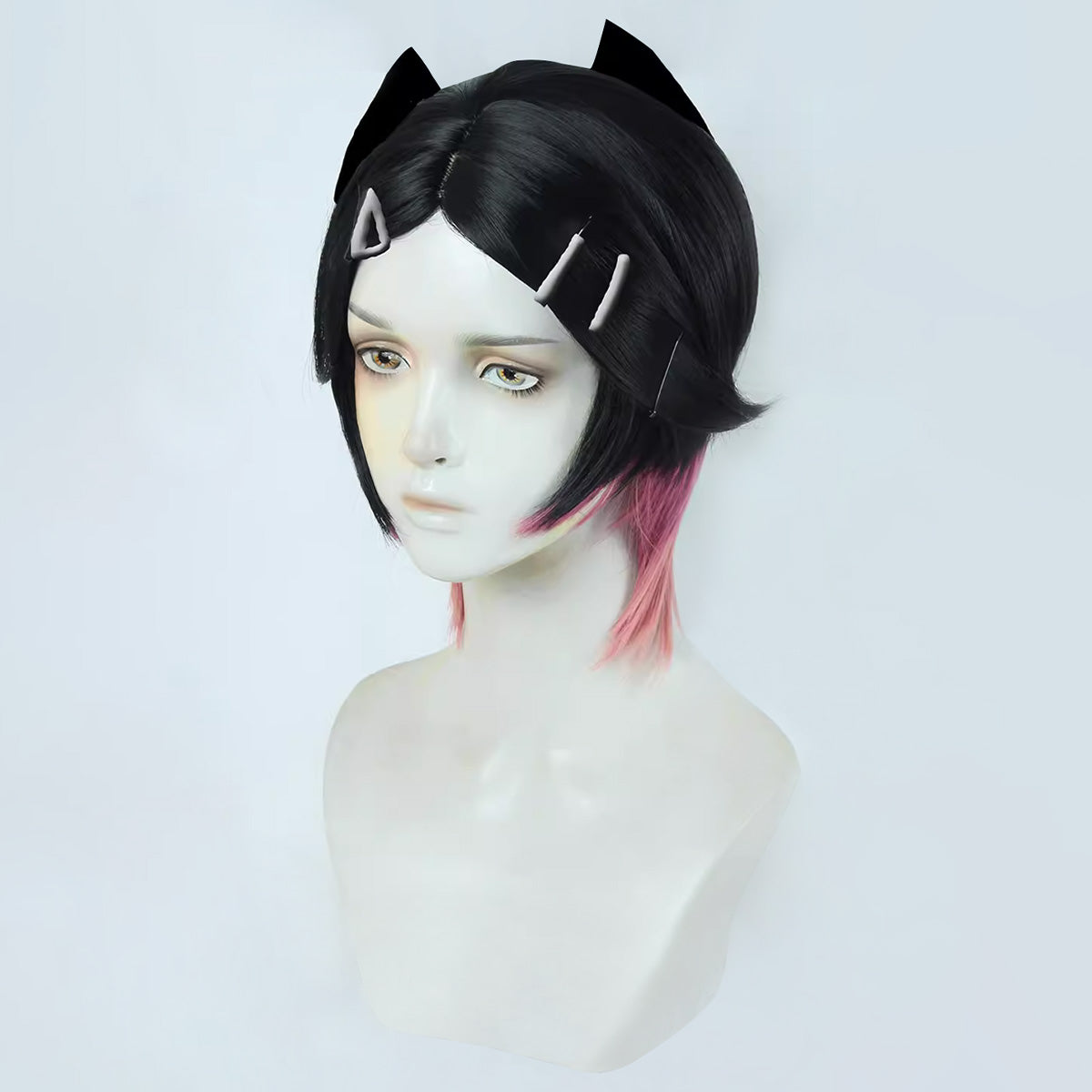 Valorant Clove Black Purple Cosplay Wig Wig - Tophatter Daily Deals