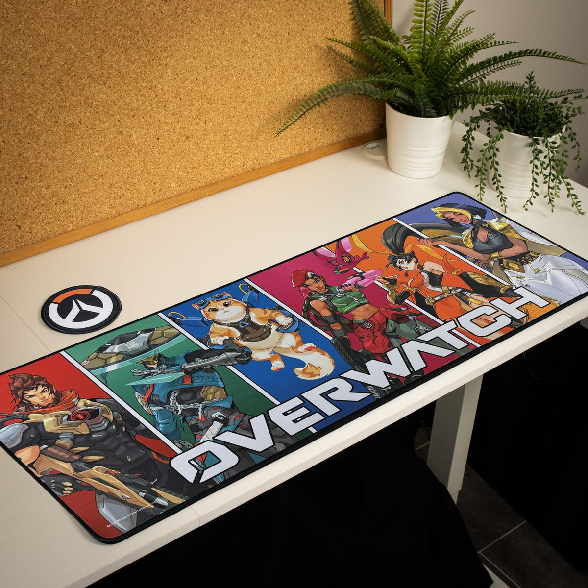 Overwatch - Desk Pad & Coaster Set Coaster - Tophatter Daily Deals