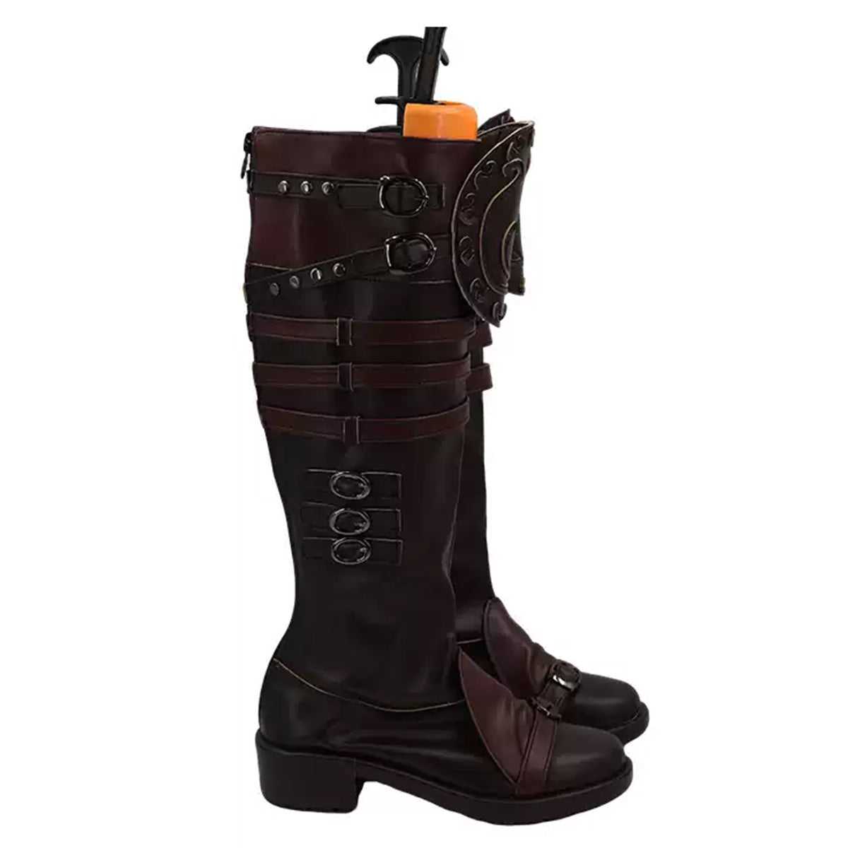 Final Fantasy XIV FF14 Version 7.0 Viper Brown Shoes Cosplay Boots Shoes/Boots - Tophatter Daily Deals