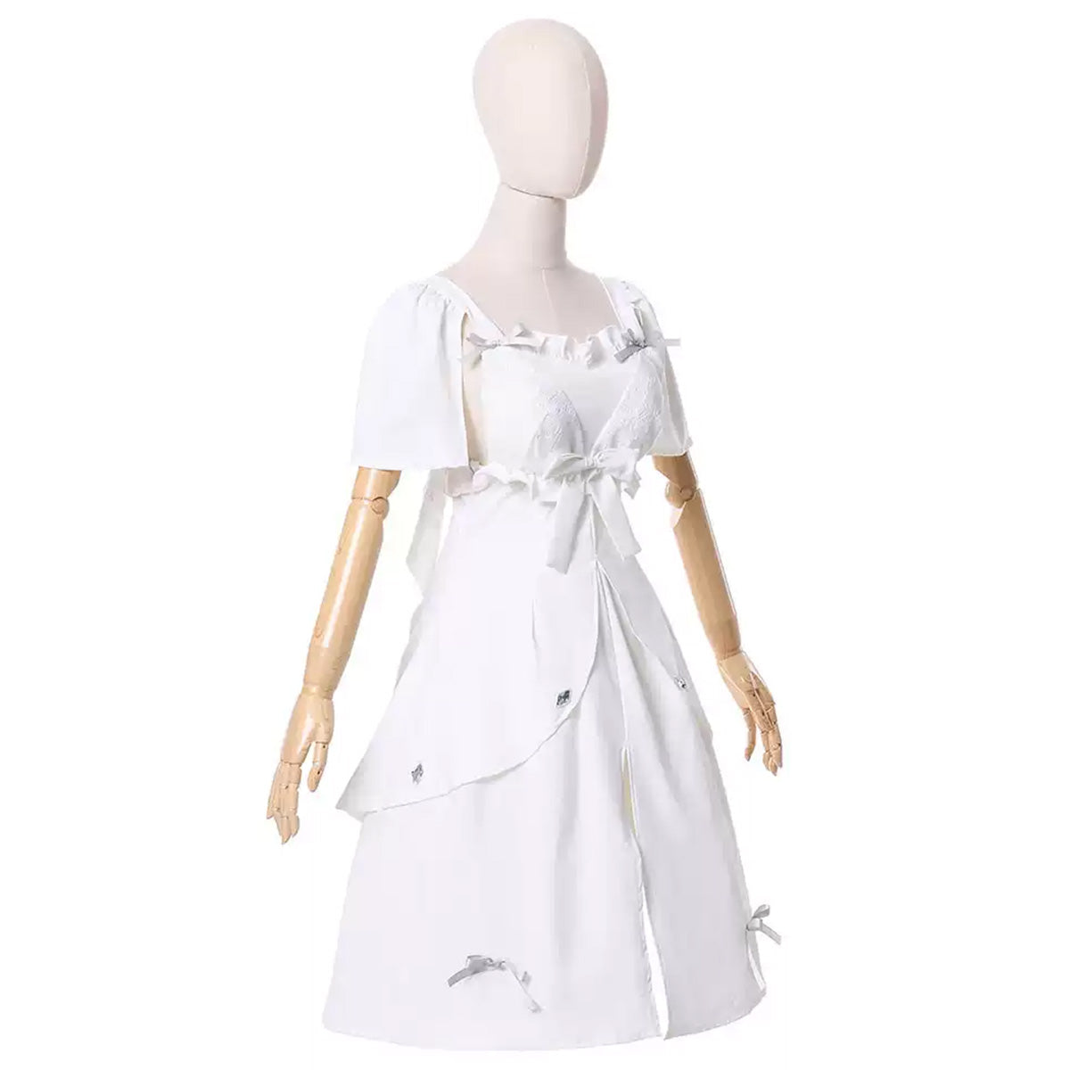 Final Fantasy XIV FF14 Minfilia Warde White Dress Cosplay Costume Costume - Tophatter Daily Deals