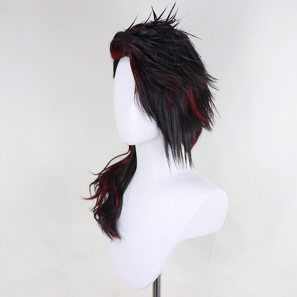 [in stock]Baldur's Gate III BG3 Karlach Black Red Cosplay Wig Wig - Tophatter Daily Deals
