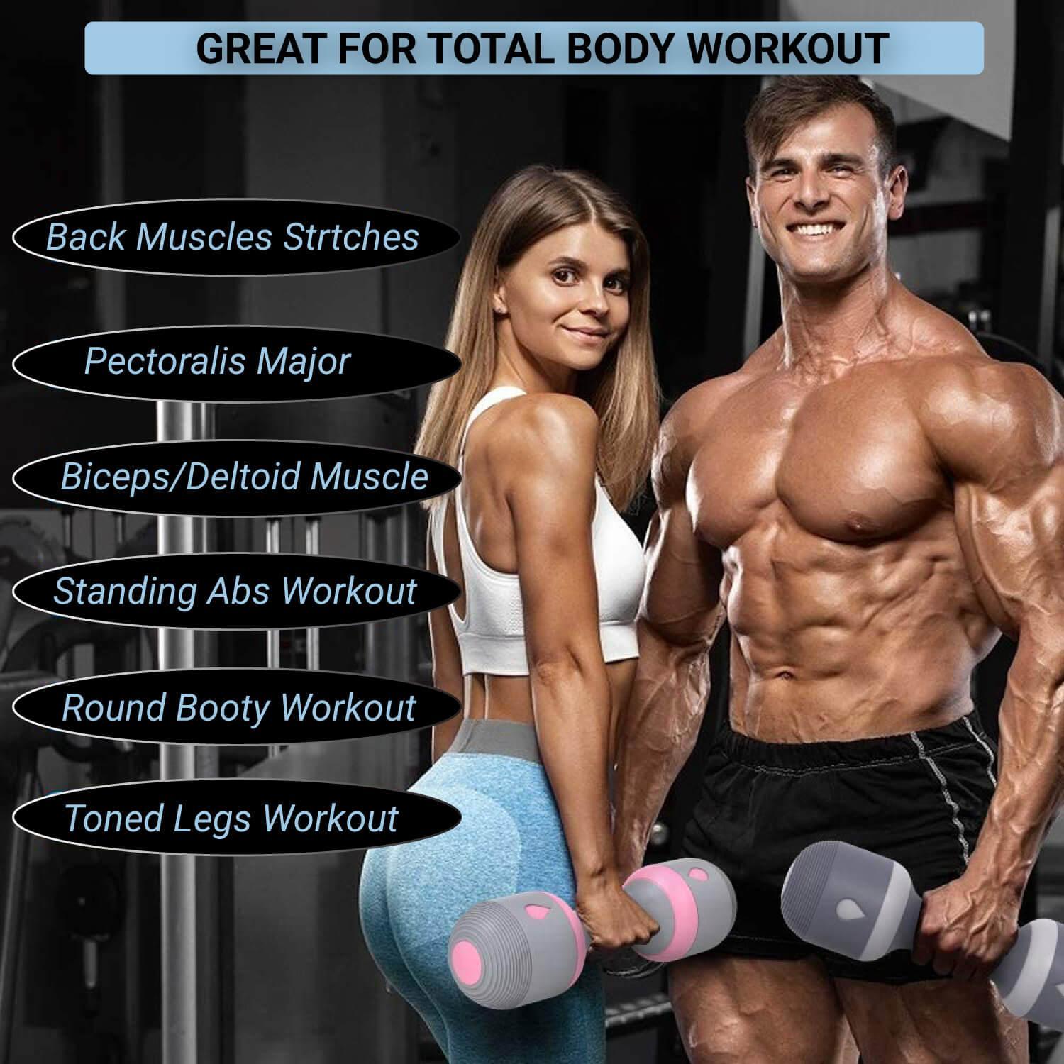 Weights Dumbbell Set - 5-IN-1 Adjustable Weights Dumbbell Set Dumbbeells - Tophatter Daily Deals