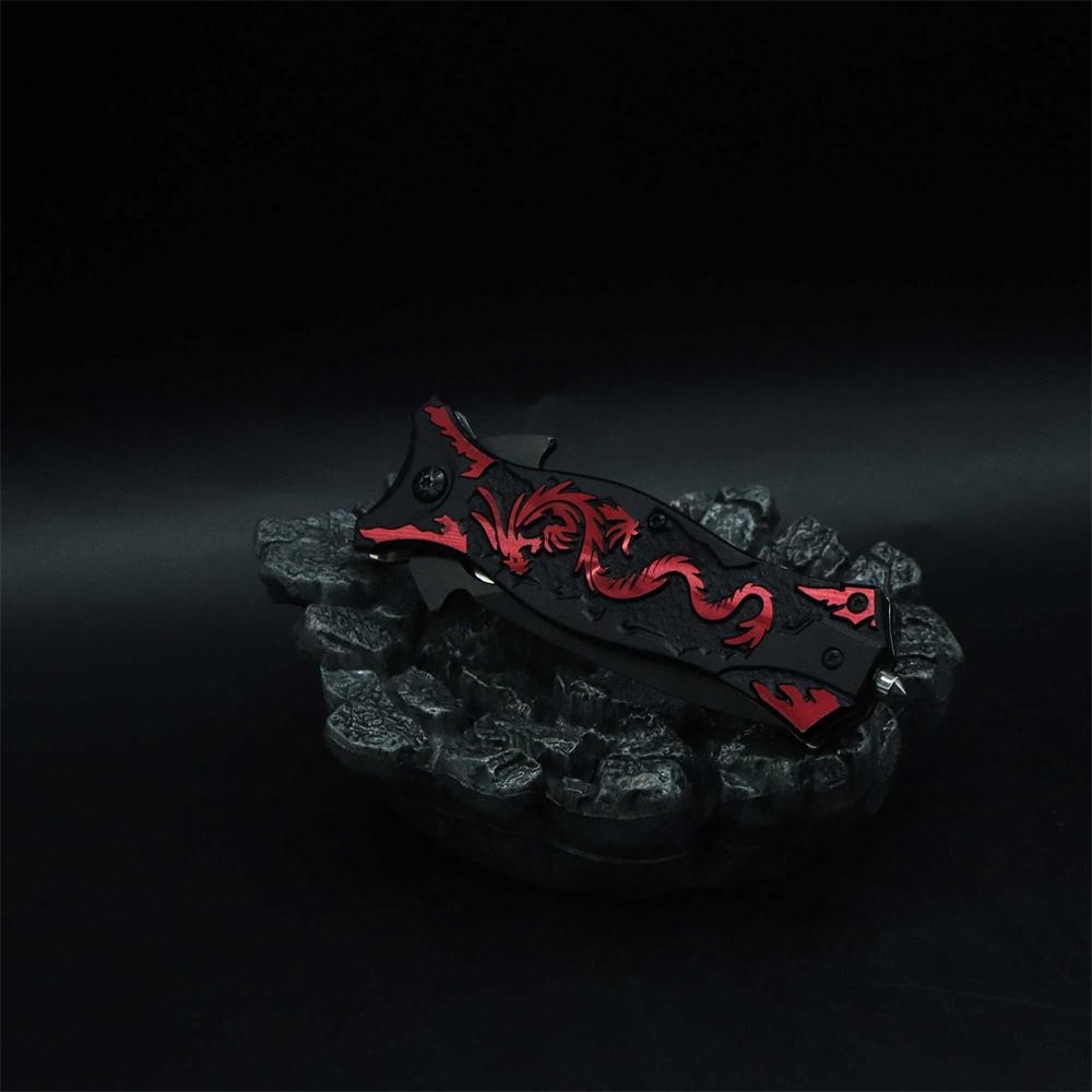 Dragon Totem Skeleton Folding Knife - Tophatter Daily Deals