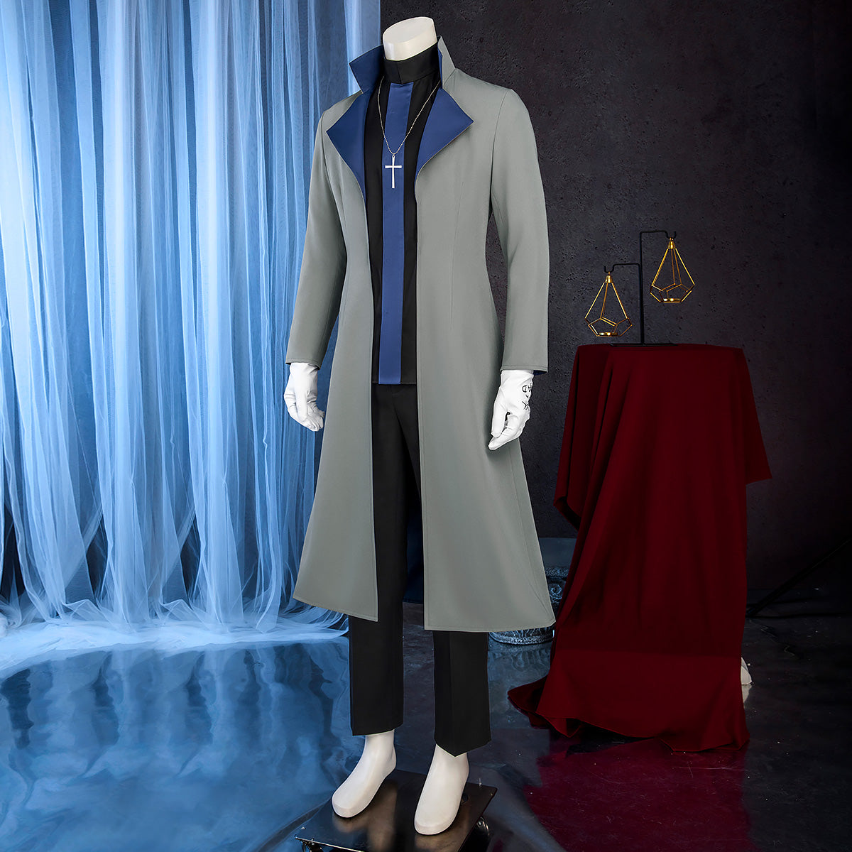 Hellsing Ova Father Anderson Cosplay Costume Costume - Tophatter Daily Deals