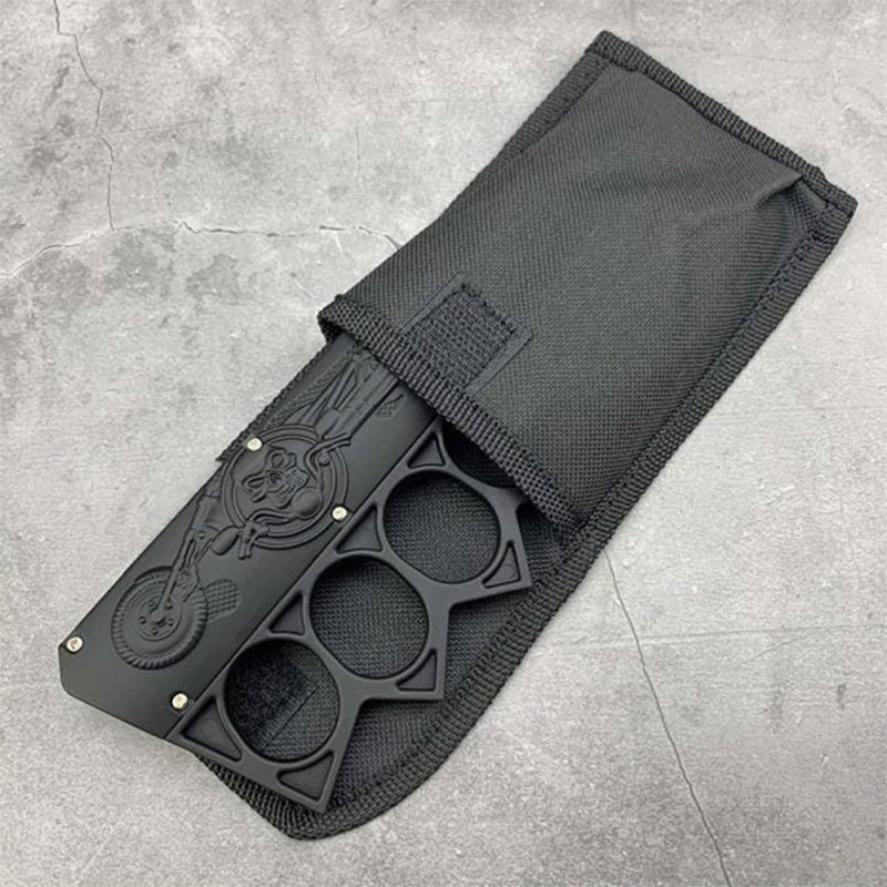 SKULL KNUCKLE AUTOMATIC KNIFE - Tophatter Daily Deals