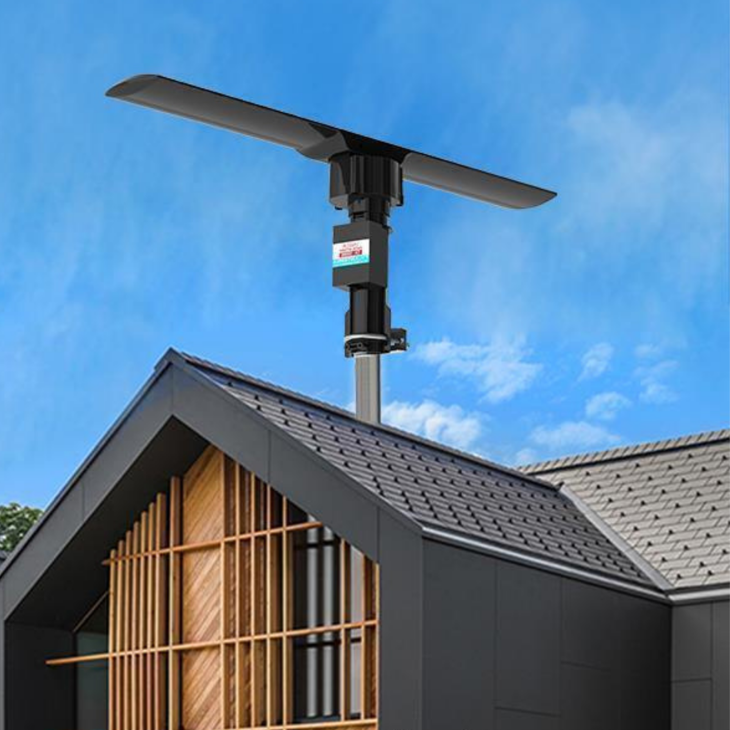 Outdoor TV Antenna Omnidirectional With Amplifier 990 Miles - Tophatter Daily Deals