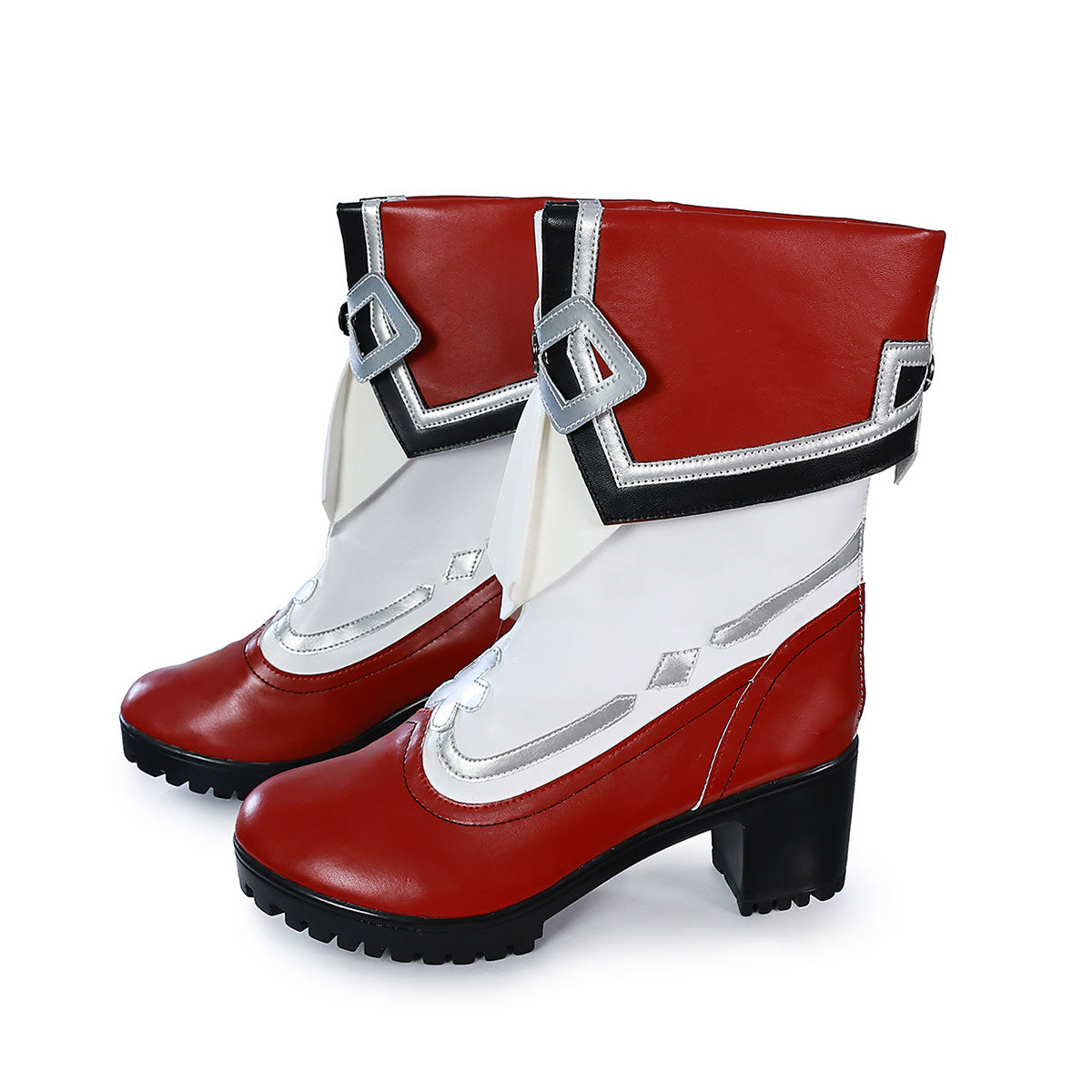 Genshin Impact Cherries Snow-Laden Hu Tao Red Cosplay Shoes Shoes/Boots - Tophatter Daily Deals