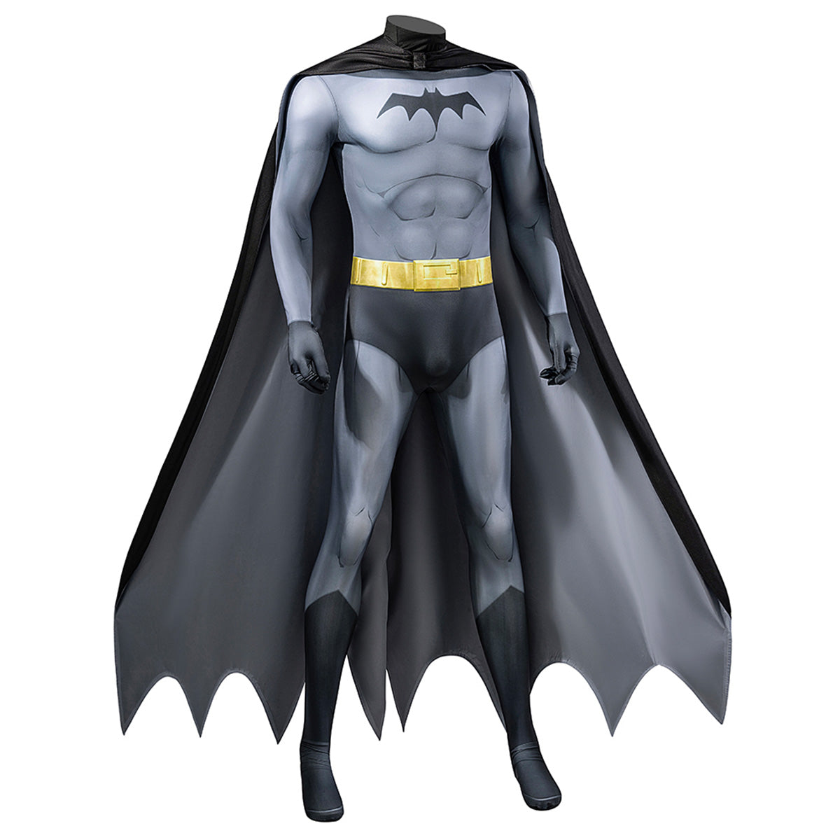 2024 Animation Batman: Caped Crusader Batman Jumpsuit Cosplay Costume Costume - Tophatter Daily Deals