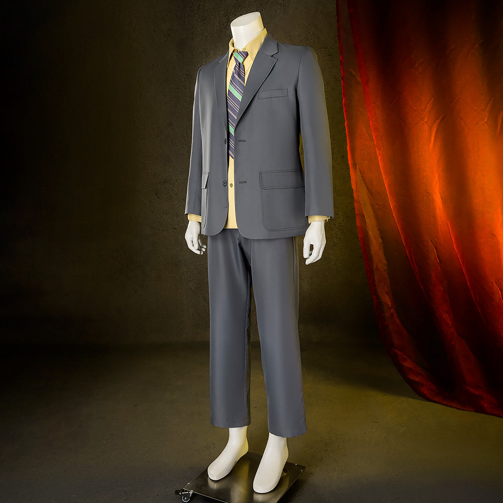 Joker: Folie à Deux Arthur Fleck Grey Suit Cosplay Costume Costume - Tophatter Daily Deals