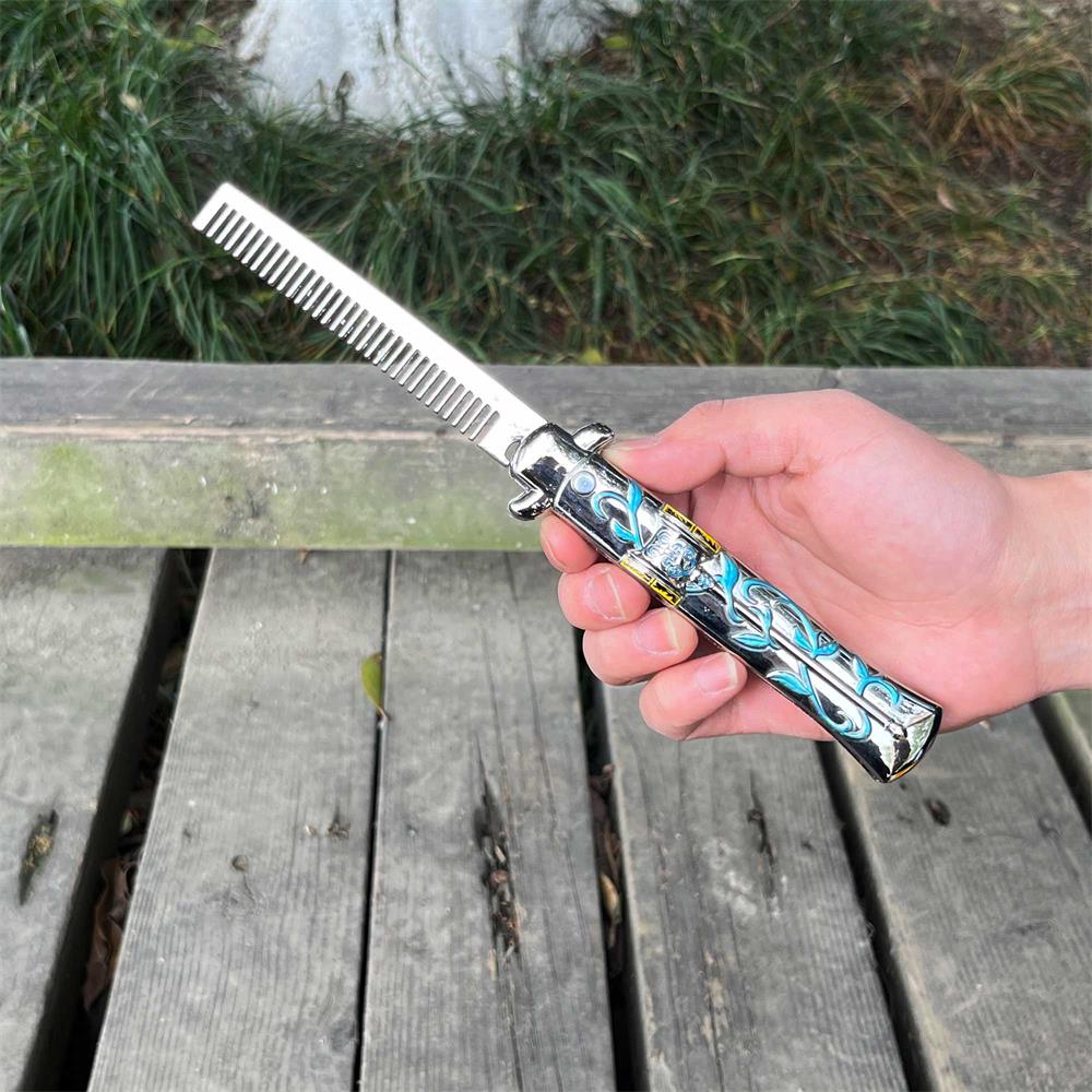 Animation Peripheral Products Butterfly Knife Comb - Tophatter Daily Deals