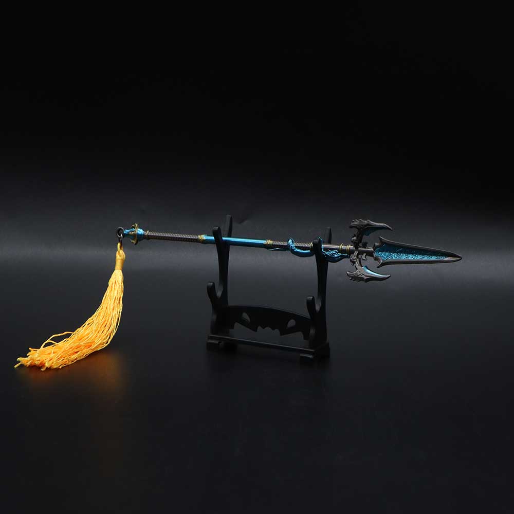 White Rainbow Lance With Display Holder - Tophatter Daily Deals