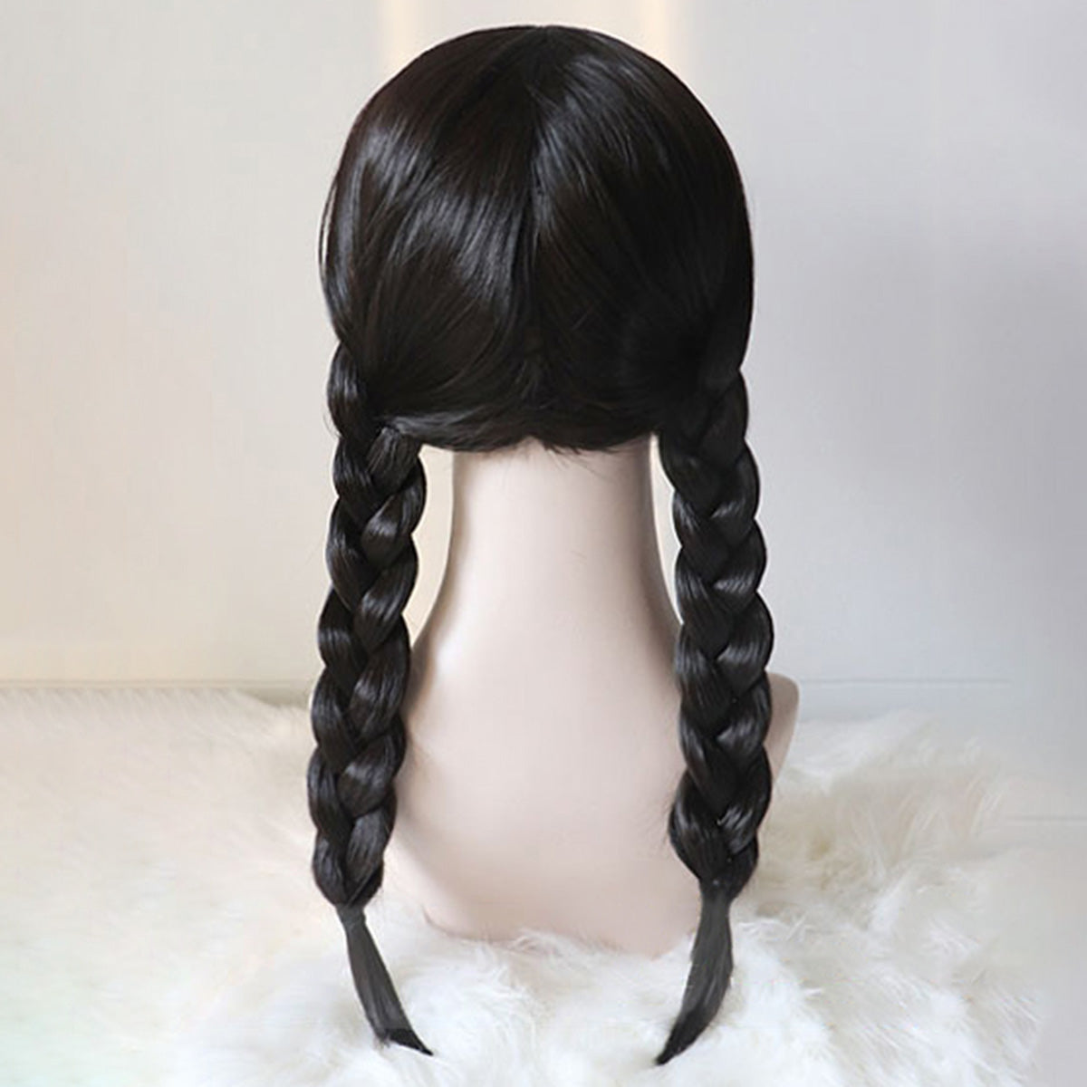Wednesday The Addams Family (2022 TV Series) Wednesday Black Cosplay Wig Wig - Tophatter Daily Deals