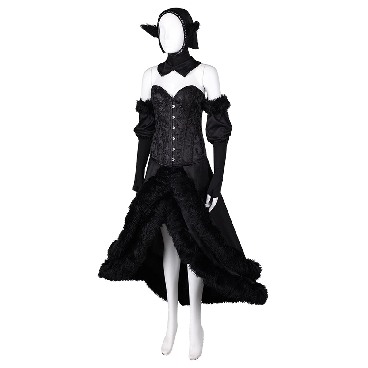 Delicious in Dungeon Marcille Labyrinth Master Black Dress Cosplay Costume Costume - Tophatter Daily Deals