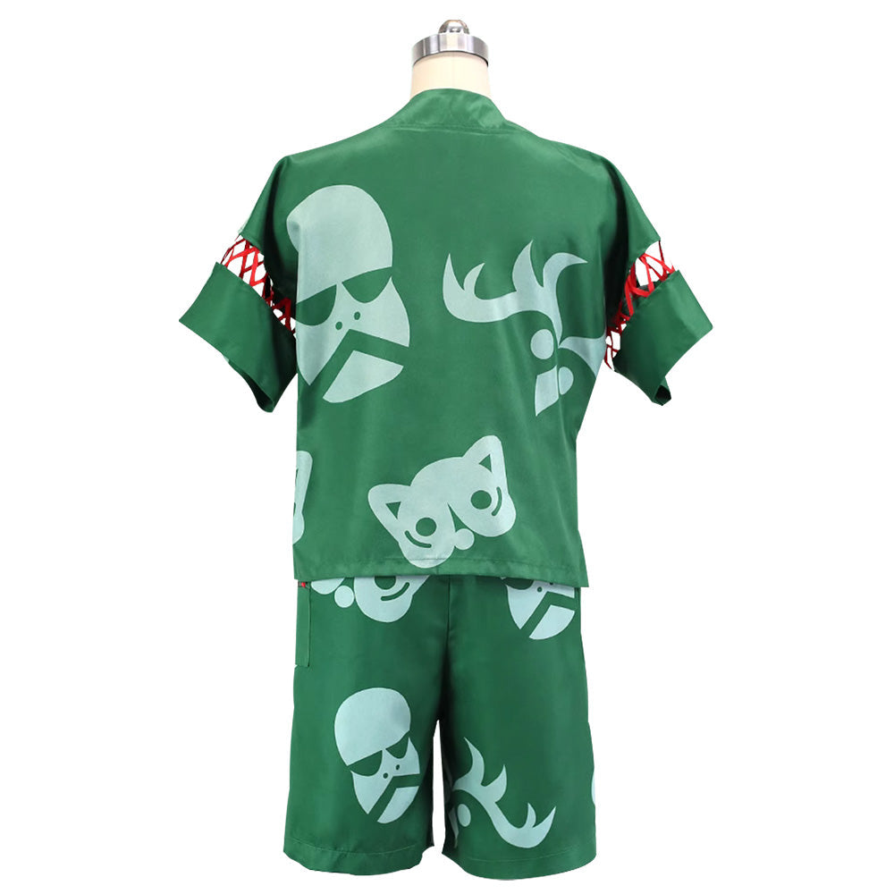 Pokemon Scarlet and Violet The Hidden Treasure of Area Zero Green Kimono Cosplay Costume Costume - Tophatter Daily Deals