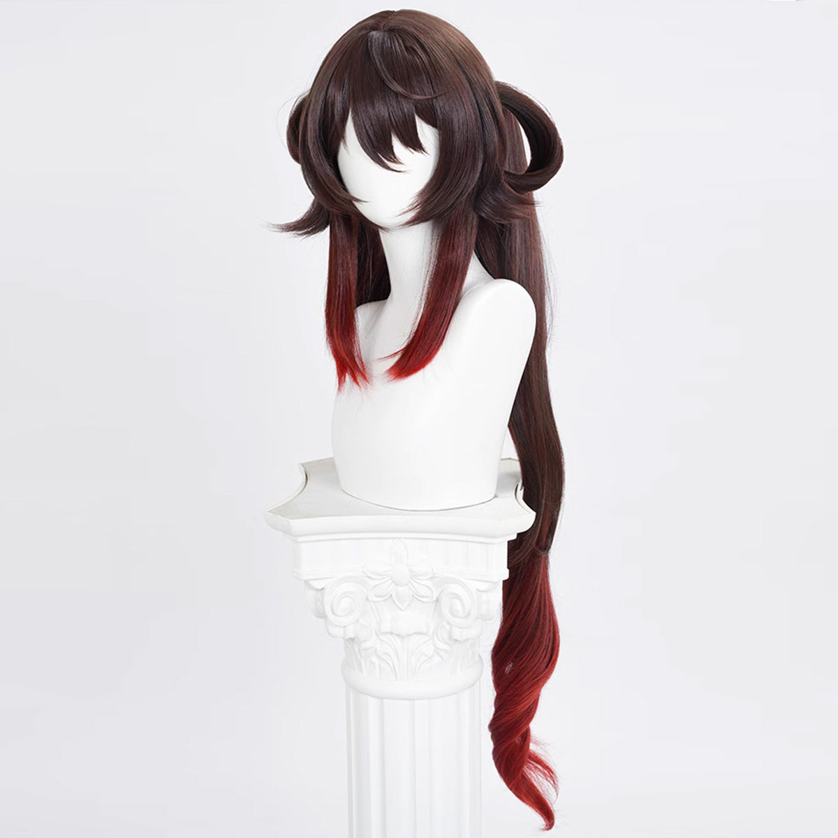 Genshin Impact Cherries Snow-Laden Hu Tao Brown Cosplay Wig Wig - Tophatter Daily Deals