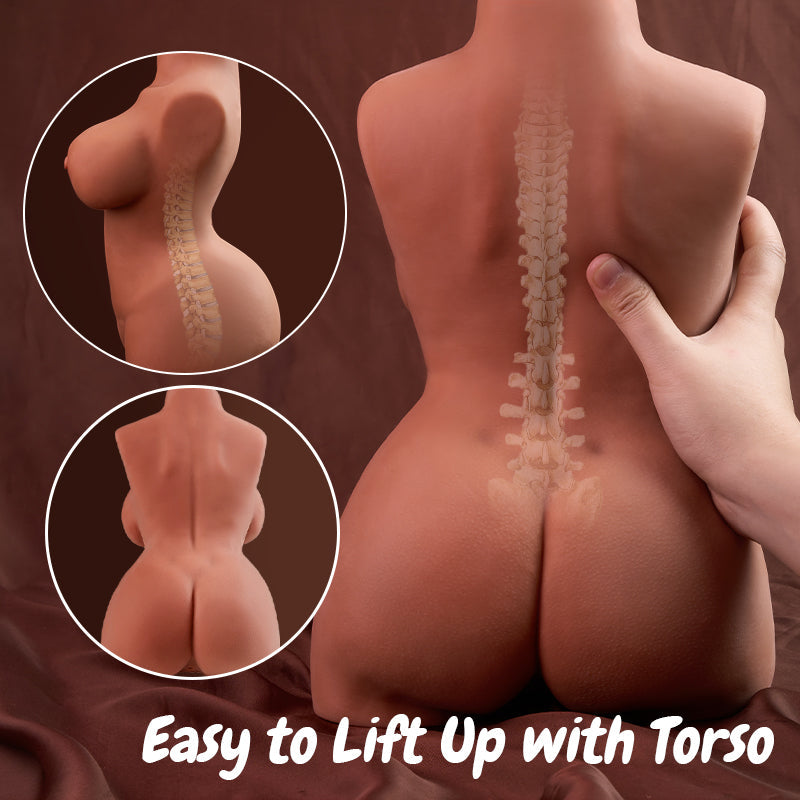 Acmejoy - Dual Entry Lifelike Doll Masturbator Sex Torso Masturbators - Tophatter Daily Deals