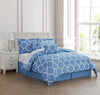 Kathy Ireland 6 Piece Comforter Sets Sky Blue Bedding - Tophatter Daily Deals