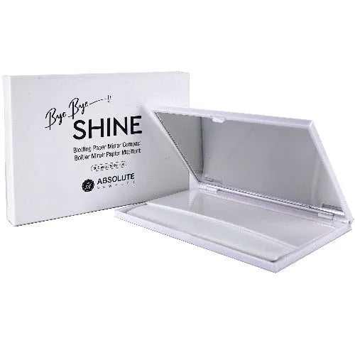 ABSOLUTE Bye Bye Shine Blotting Paper Mirror Compact 0 0 Blotting Paper - Tophatter Daily Deals