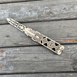 6 Cool Wooden Knife Model Kit 3D Blade Puzzle Toy - Tophatter Daily Deals