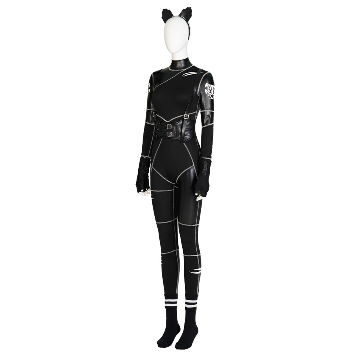 Wednesday The Addams Family (2022 TV Series) Wednesday Cat Suit Cosplay Costume Costume - Tophatter Daily Deals
