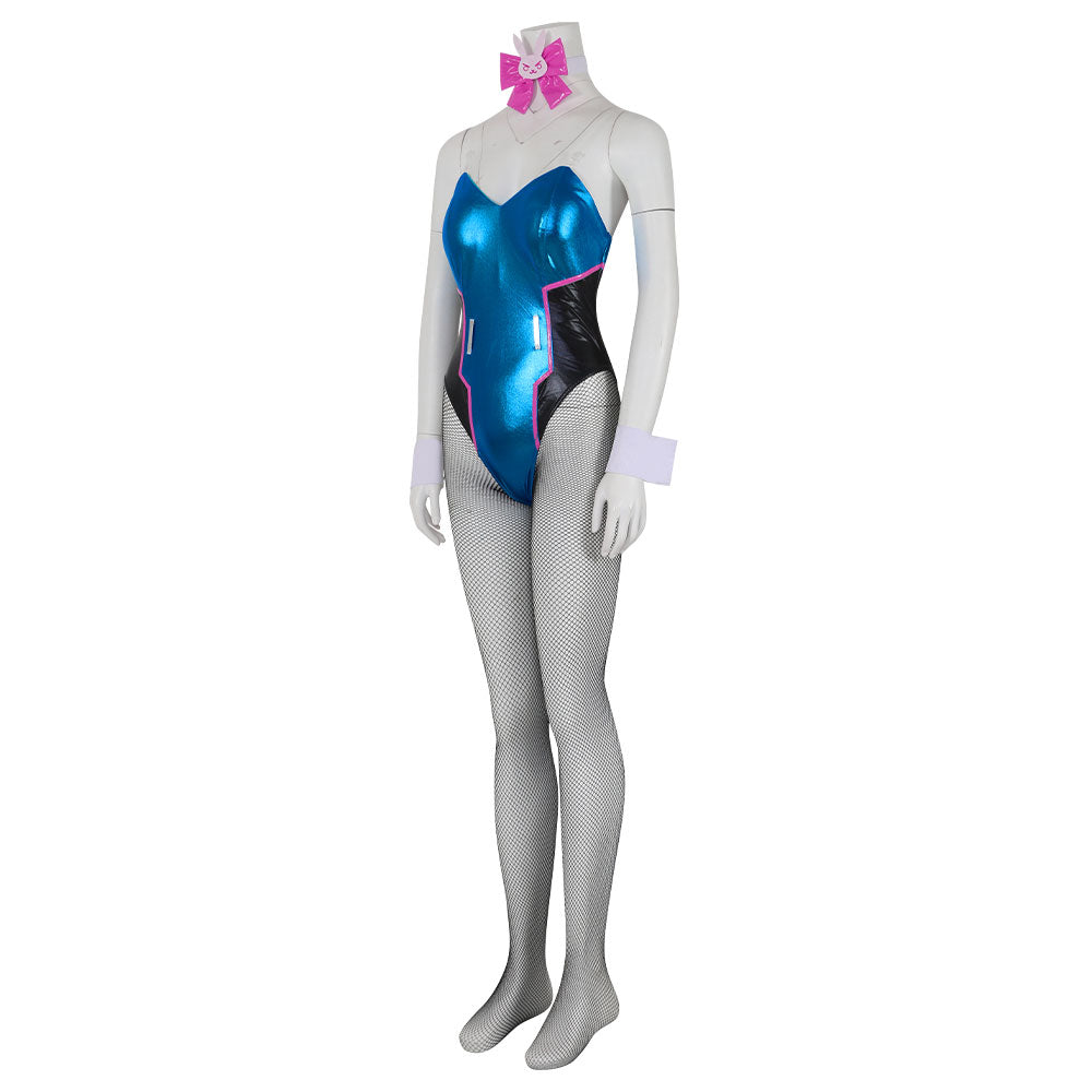 Overwatch OW D.Va DVa Hana Song Playboy Bunny Girl Cosplay Costume Costume - Tophatter Daily Deals