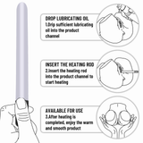 Acmejoy - Heating Rod for Toys with 45°C Smart Temperature Control Lube & Essential - Tophatter Daily Deals