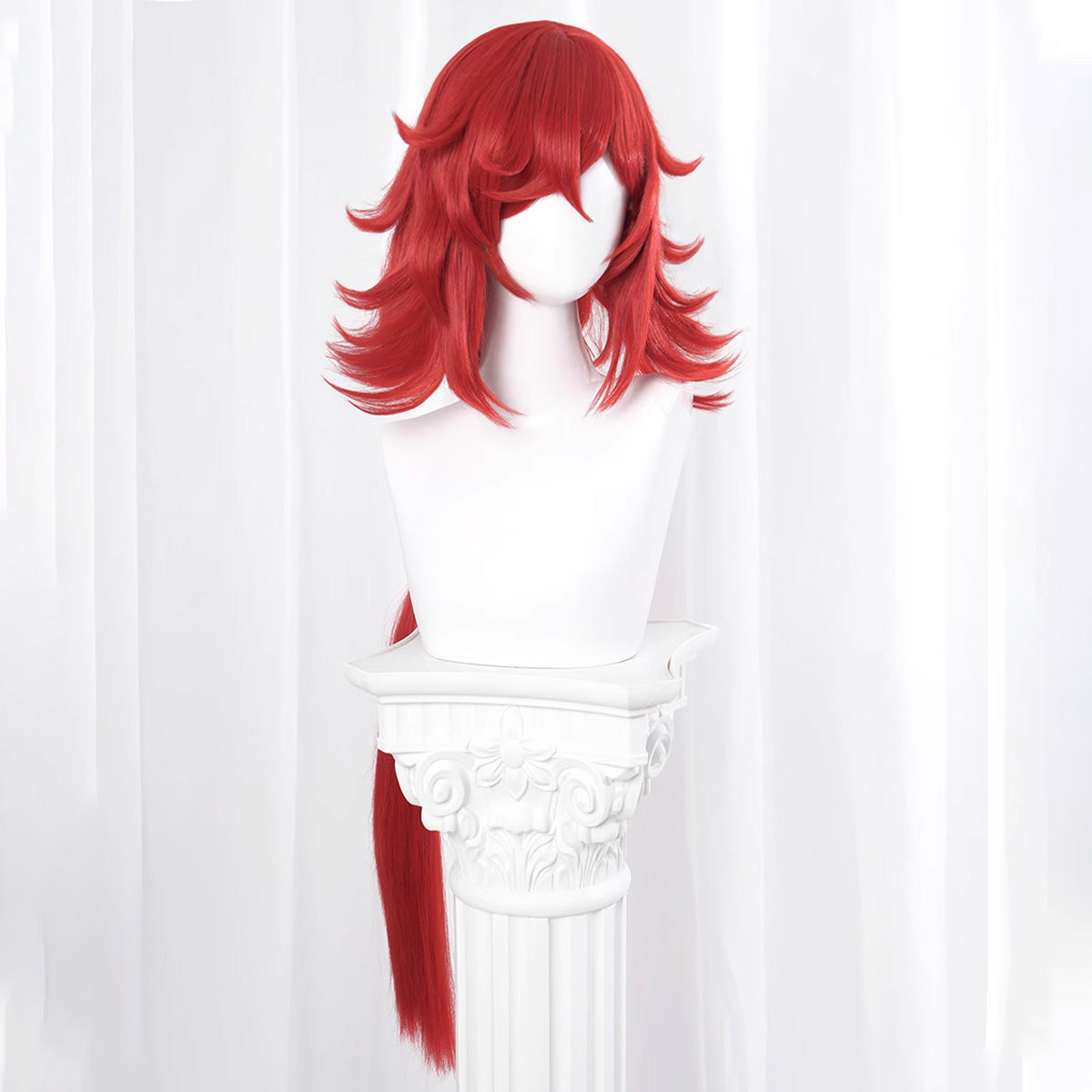 Honkai: Star Rail The Shacklebound Caterina Red Cosplay Wig Wig - Tophatter Daily Deals