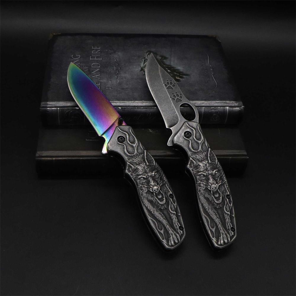 Lone Wolf Pocket Folding Knife - Tophatter Daily Deals