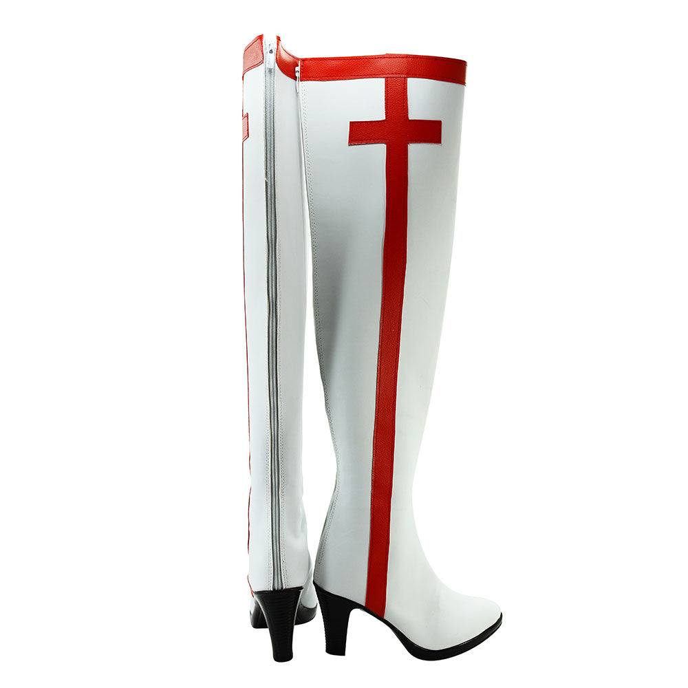 Touhou Project Black Hakurei Reimu White Shoes Cosplay Boots Shoes/Boots - Tophatter Daily Deals