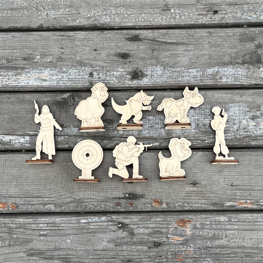 Ranger Ping Pong Ball Shooter Wooden Rubber Band Gun Model Kit - Tophatter Daily Deals