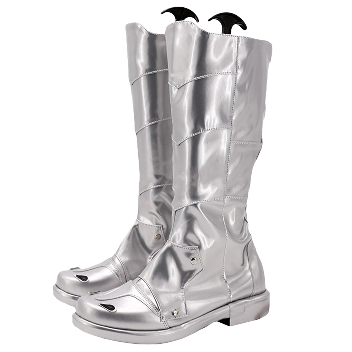 Kaiju No. 8 Kikoru Shinomiya Silver Shoes Cosplay Boots Shoes/Boots - Tophatter Daily Deals