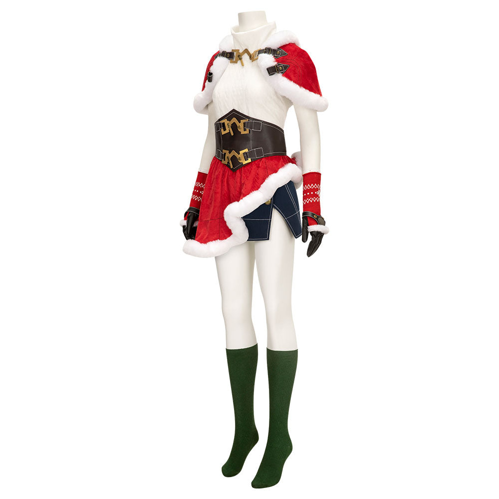 Final Fantasy VII Ever Crisis FF7EC Christmas Tifa Lockhart Cosplay Costume Costume - Tophatter Daily Deals